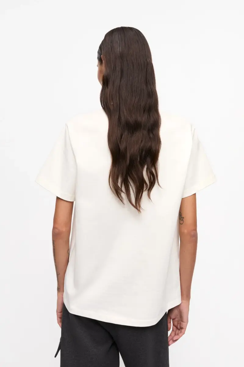 Ivory Relaxed Bow T-Shirt