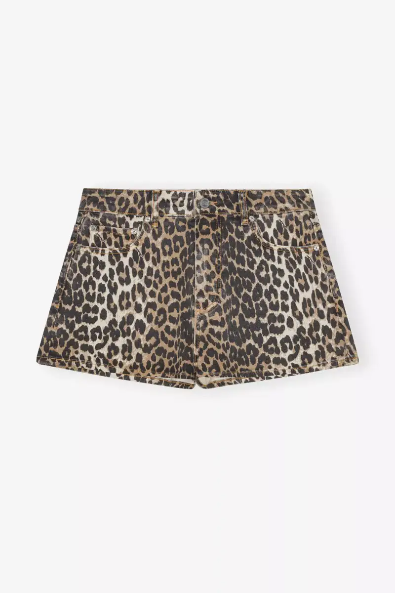 Leopard-Denim-Shorts Leopard-Denim-Shorts