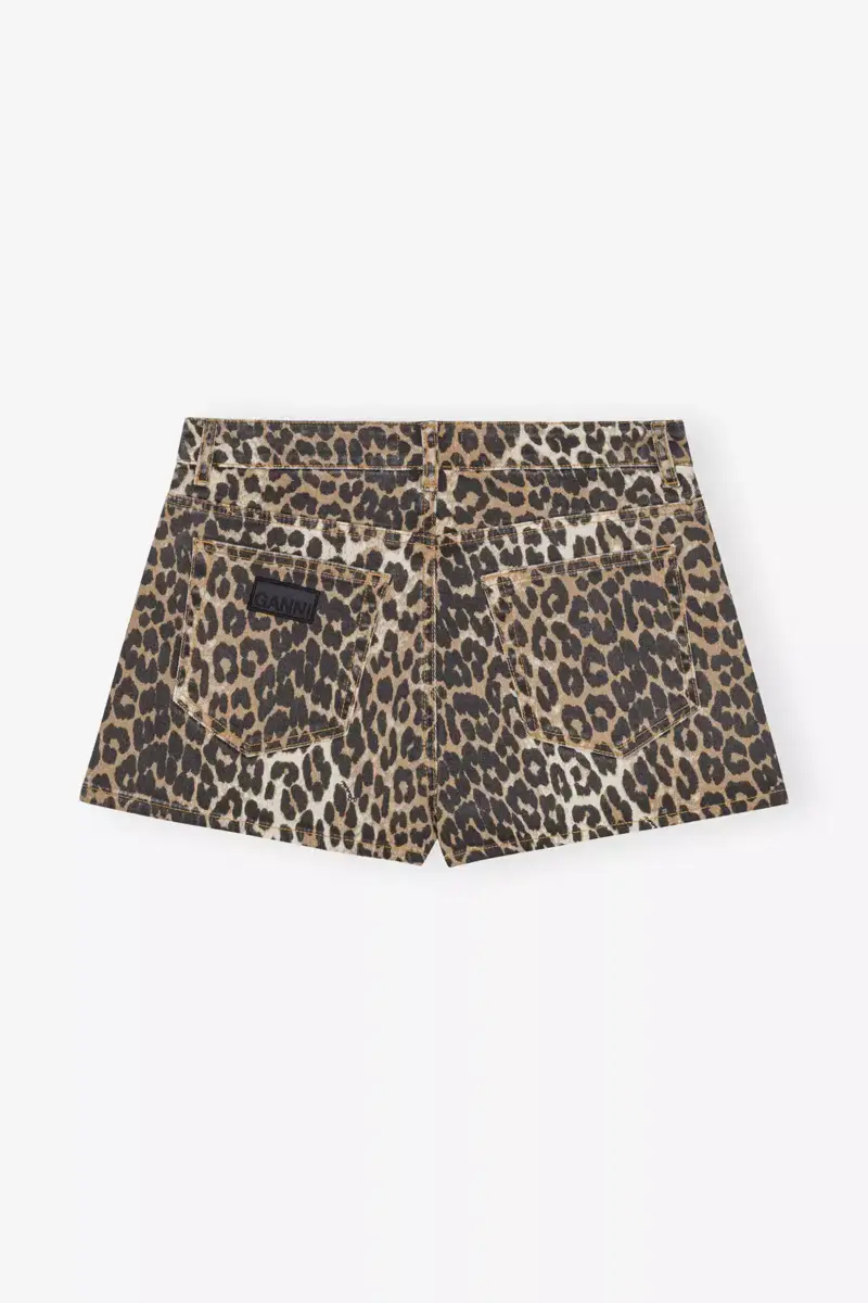 Leopard-Denim-Shorts Leopard-Denim-Shorts