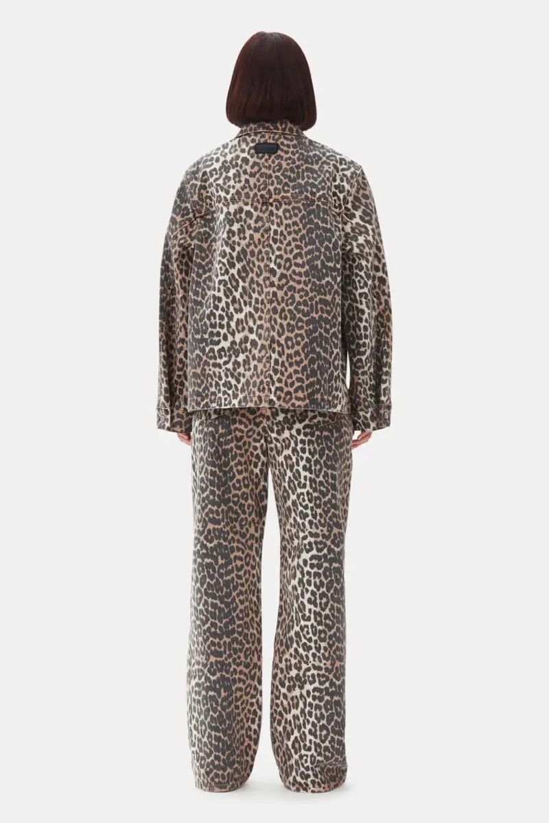Leopard-Jeansjacke Leopard-Jeansjacke