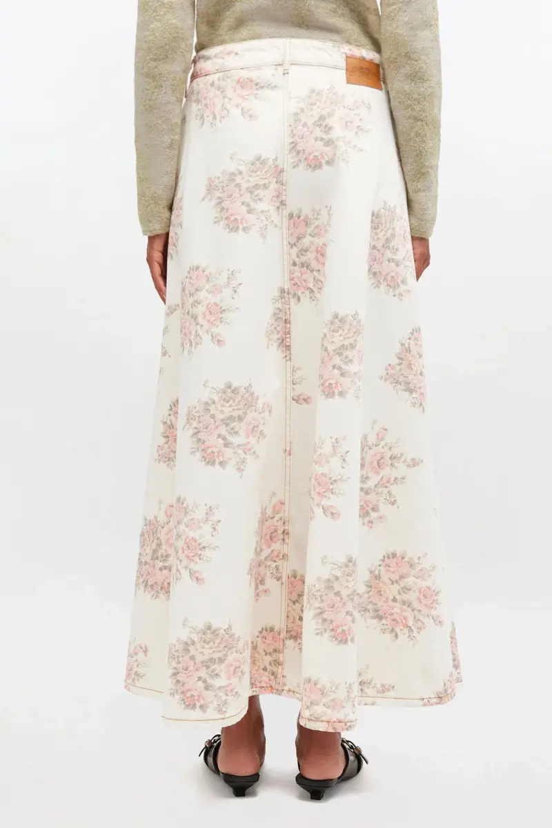 Maxirock mit Blumenprint Maxirock mit Blumenprint